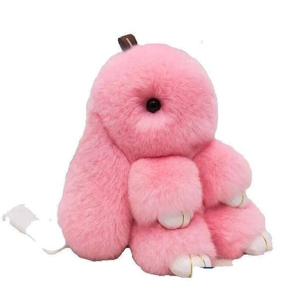 2026 New New Keychains Lanyards Mty Colorf Rex Rabbit Fur Fluffy Bunny Chain Key Plush Fashion Car Decoration Drop Delivery Accessories Dhn2v Toy Toy
