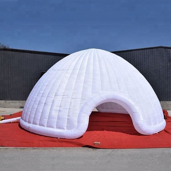 Hot selling large inflatable dome tent, led white party events igloo ,yurt tents for sale