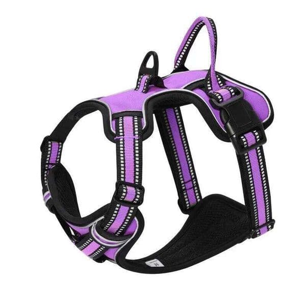 Adjustable Nylon Vest Reflective Soft Breathable No Pull Dog Pet Harness Leash For Small Medium Large Dogs