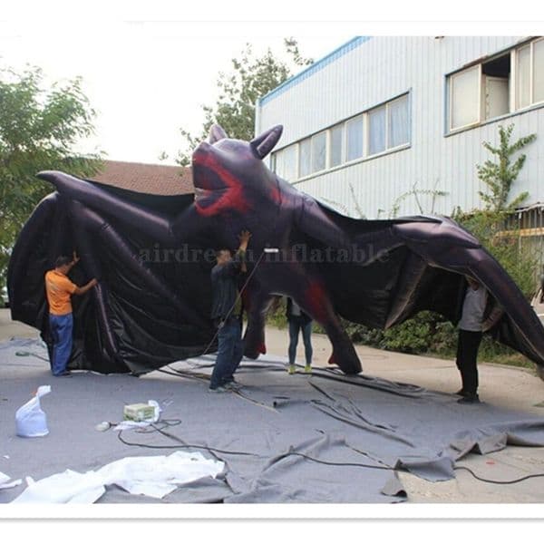 Giant Halloween Black Inflatable Bat for Party animal Decoration