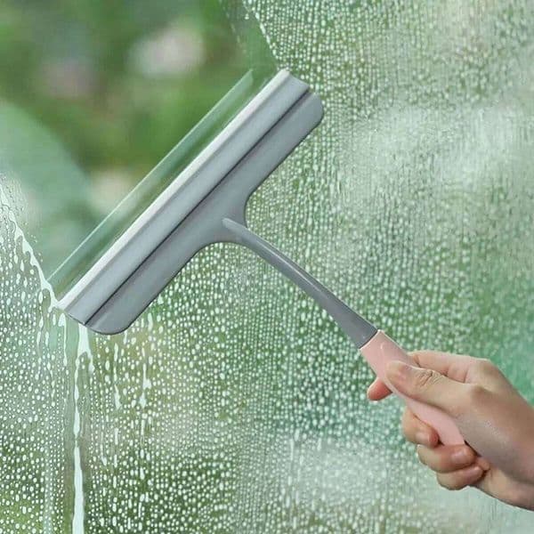 Squeegee Shower Doors Bathroom Window and Car Glass Cleaning Supplies for Housekeeping