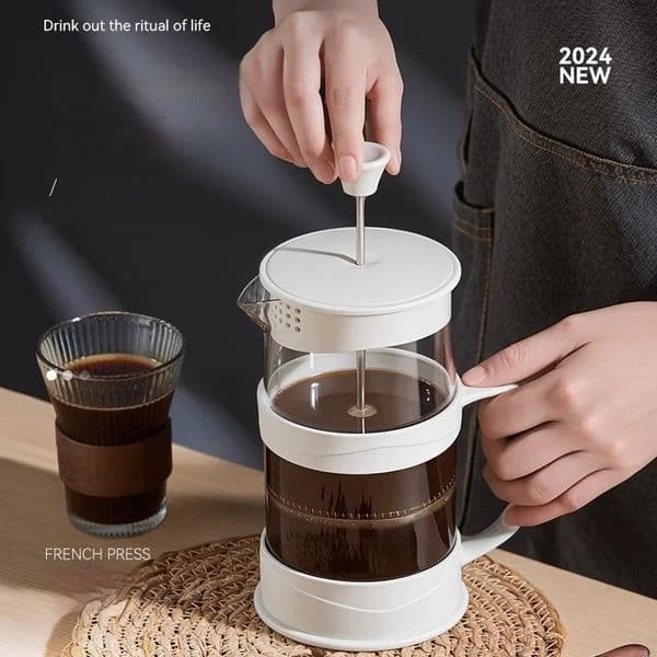 GIANXI Hand Press Coffee Maker Multifunction Filter Home Brewing Tea Cold Brew Pot 260320