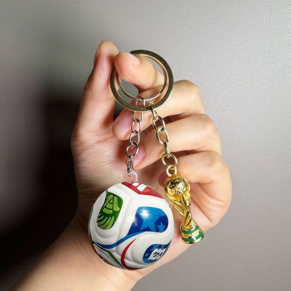 Fashion Keychains 2026 World Cup Trophy Keychain, Soccer Football Pendant, Exquisite Commemorative Gift