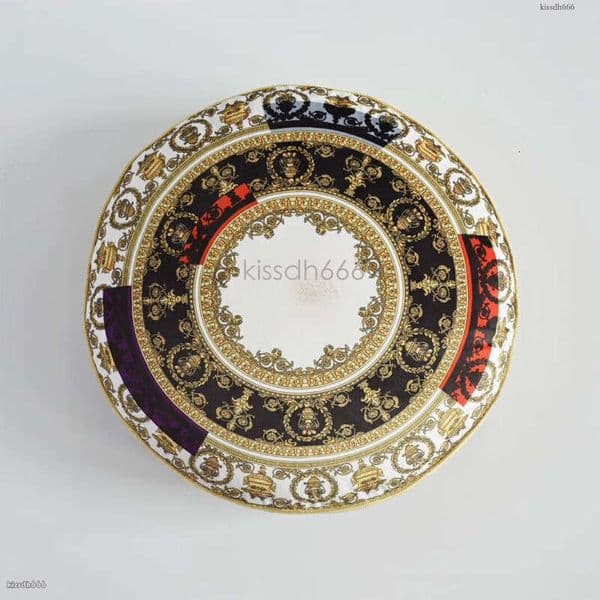 Velvet European double-sided printed circular pillow, high-end trophy cushion, sofa, home circular pillow cover-F