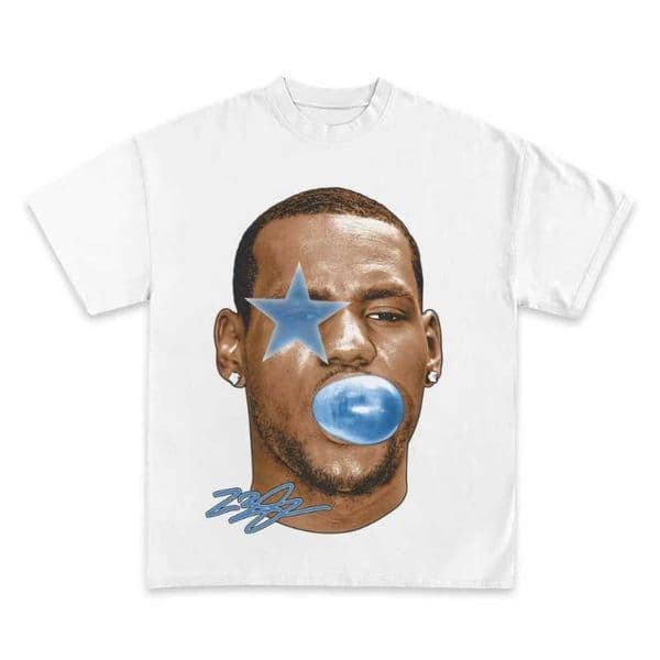 LeBron James Baskeall Star T Shirt Men Women Short Slve Cotton Ts American Vintage Brand T-shirts Summer Tops Strtwear L260530