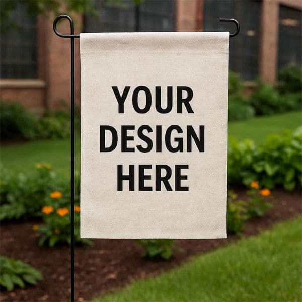 Custom 18*12 inches Garden Flag Banner with your Design Logo For OEM Outdoor Yard Art Decor for Home Porch Lawn Holiday Party Double-Sided P334