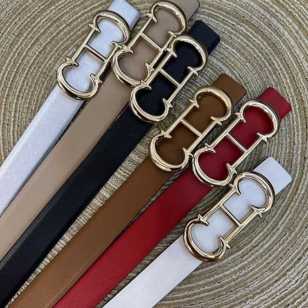 Womens Leather Belt Buckle Versatile Decorative Accessory For Jeans Skirts And Dresses Slim Waist Belt T260330