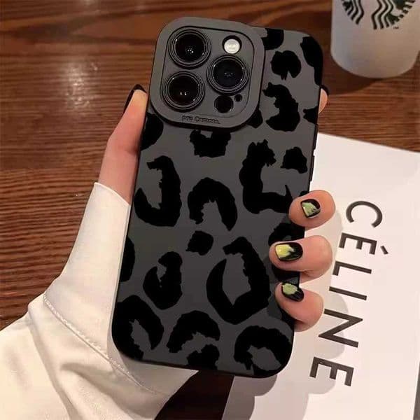 Leopard Design Camera Protective Phone Case for 16 Cases 17 Air 15 14 13 12 11 Pro Max 16E XS XR X 7 8 Plus Cover S26330