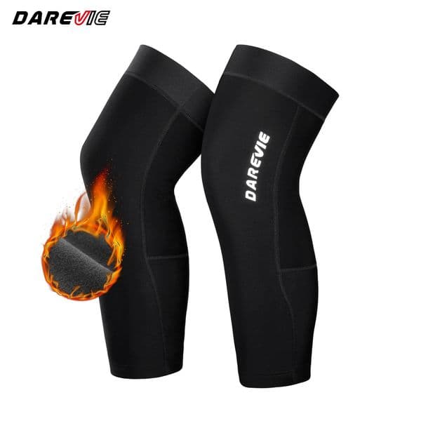 DAREVE Cycling Leg Warmers Winter Keep Thermal Anti Slip Man UV Moisture Wicking Quick Dry Leggings 260327