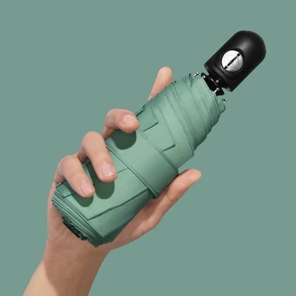 Creative Mini Portable Umbrella Five-folding Pocket Umbrella Rain Women Fully-automaticTravel Umbrella Outdoor Rainproof Tools 260327
