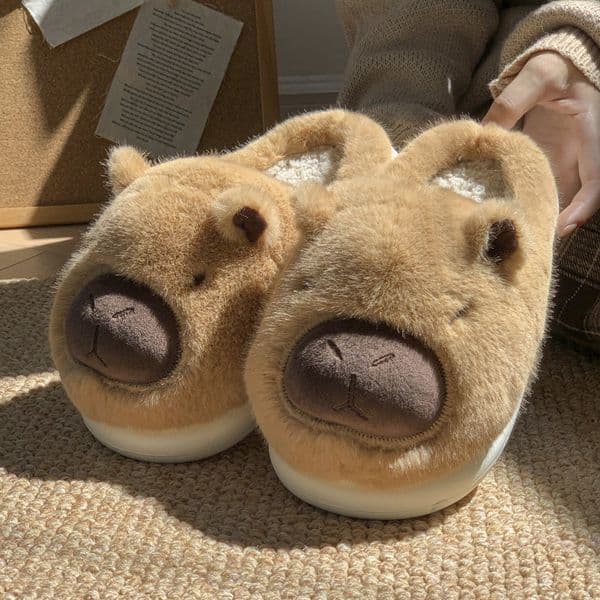 Women Fluffy Slipper Winter Sandals Lightweight Keep Warm Indoor Slippers Ladies Shoes