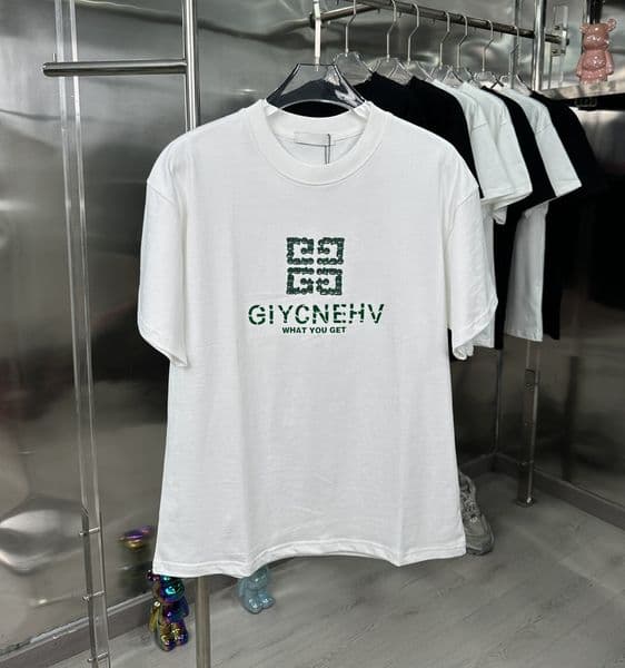 Ladies and Men's T-shirt Designer Letter Hot Stamping T-shirt 100% Cotton High end T-shirt Round Neck Short Sleeve T-shirt Summer Casual Neutral Top Fashion Clothing S-XL