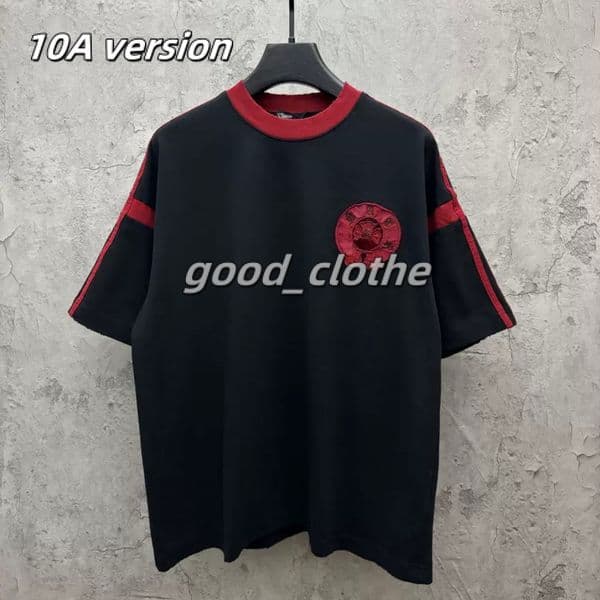 chrome shirt High Quality chrome hoodies designer clothes men Sweatshirts Hip Hop loose sleeves Pullover T shirt Luxurys Fashion Tops Shirts Men Loose Tees 824