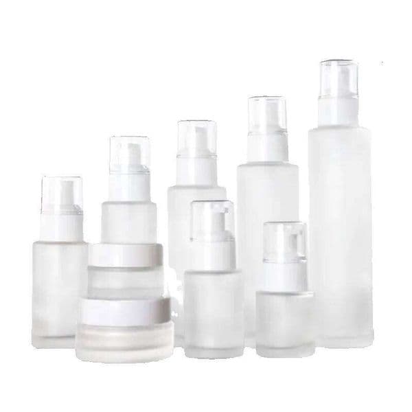 20Ml Wholesale 1 30Ml 40Ml 60Ml 80Ml 100Ml 120Ml Frosted Glass Cosmetic Lotion Pump Bottle Refillable Liquid Perfume good quality Spray Bottles 5