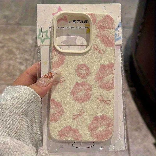 Full Screen Sexy Lips Soft Phone Case For 16 17 Air 15 14 13 12 11 Pro Max 16 Plus Shockproof Cover Case Funda Bumber S26330