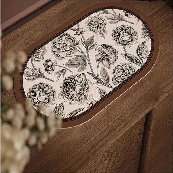 Luxury Retro Placemats for Dinner Table,Washable Leather Place Mat,Non-Slip,Heat Resistant,Indoor Dining Table Decor, 26Y0330