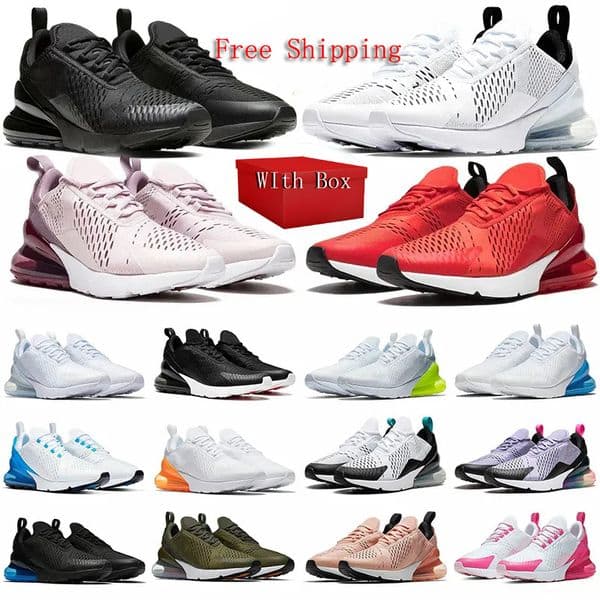 270 running 270s sneakers for men women triple black white blue university red hyper pink mens trainers sports runner shoes