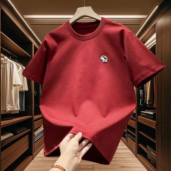 26 Pieces Of Multi-functional Men's Hooded T-shirts Designer Short-sleeved Light Luxury Style Spring And Autumn Half-sleeve Basic Shirts