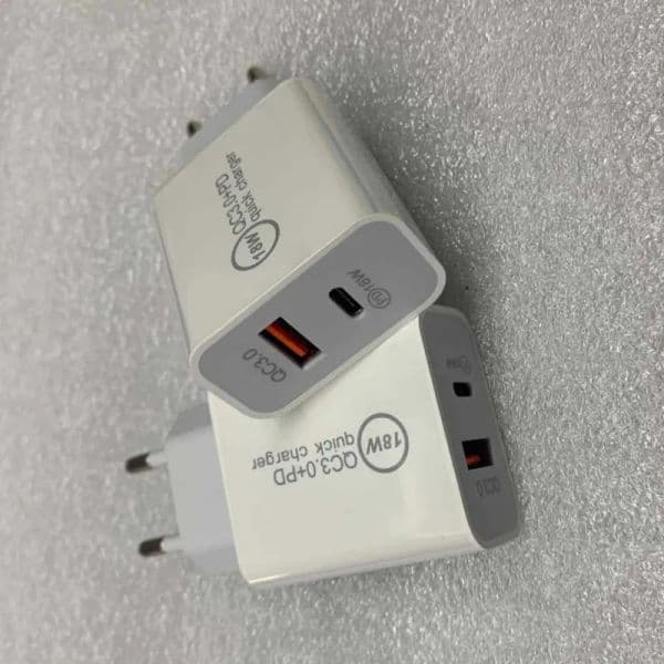 18W 20w 25w Fast USB Charger Quick Charge Type C PD Fast Charging For iPhone EU US Plug Adapter Multiple Ports USB Charger With QC 4.0 3.0 Phone Wall Charger Block with box