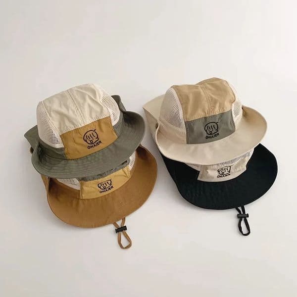 Summer Mesh Hat Outdoor Ultraviolet-proof Fisherman Cap Children Boy Girl Breathable Sunscreen Hats 260318