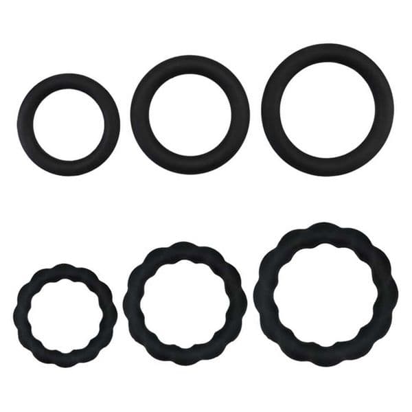 Sex Product Soft Silicone Penis Rings Delay Ejaculation 3 Pcs Set Dick Toy for Men Training Sexual Endurance Cock Ring