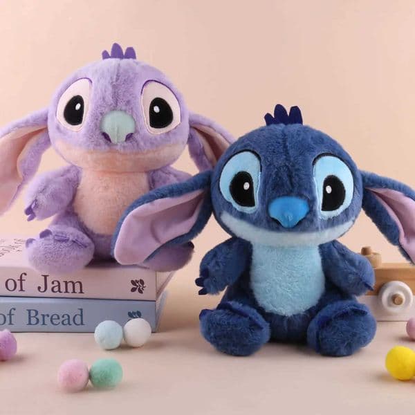 23CM Kawaii Stitch Plush Toys Cartoon Cute Room Decor Soft Anime Figure Plushies Birthday Xmas Gift Decoration Toys L260331