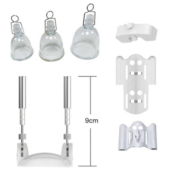 Accessories Vacuum Cup Sleeve Extension Rod for Penis Pump Extender Enlarger Stretcher Enhancer Sex Toys Men Replacement