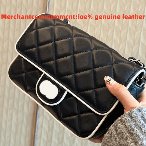Luxury Designer bags 25P Flap Shoulder Bag Quilted Lambskin Crossbody Shoulder Bag for WomenContrast Edge Vintage Chain Flap Purse leather bags