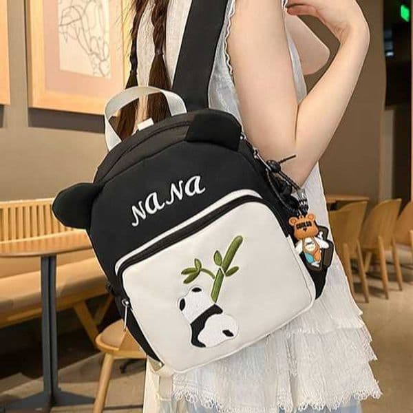Childrens Fashionable Color-Block Backpack for Girls Korean Style Large Capacity Kindergarten Backpack for Boys and Girls S260330
