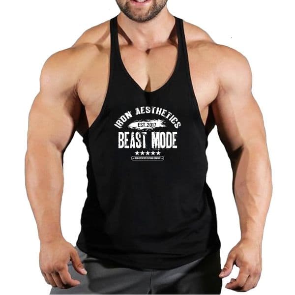 Gym Vest Fitness Shirt Muscular Man Singlet Men Vests Stringer Sleeveless Sweatshirt Mens Singlets Top for Fitness Clothing y260313BANJIA