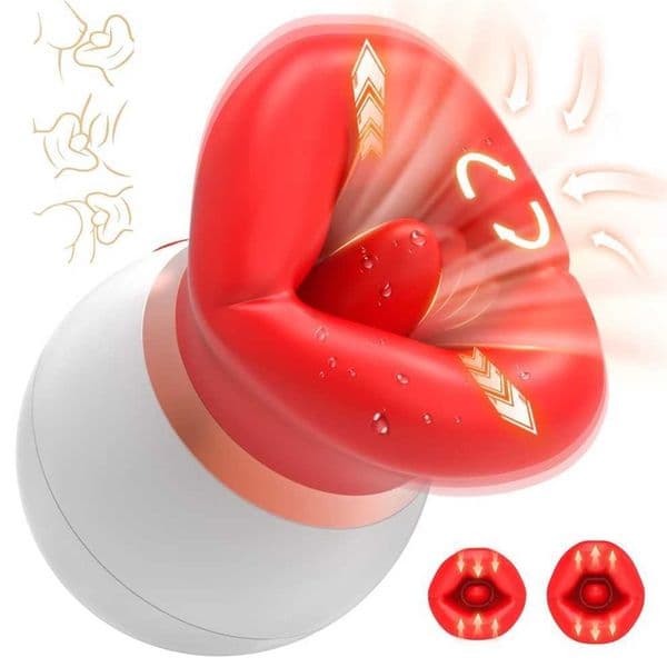 Powerful Tongue Licking Vibrator for Women Nipple Massager Clitoris Stimulator Clit Sucker Masturbation Adult Sex Toys
