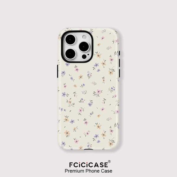 Magnetic For Magsafe Wireless Charge Case For 13 12 11 14 Plus 15 Pro 16 Pro Max Acrylic Fashion Little Flower Cover S26331
