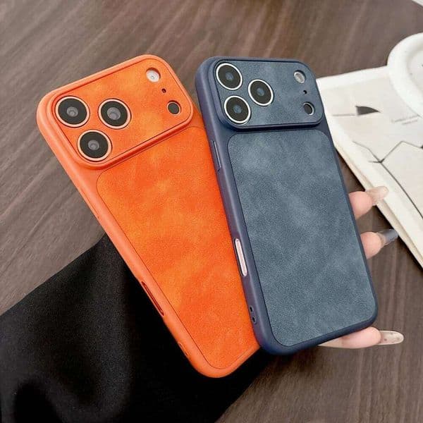 Luxury Leather Matte Phone Soft Case for iPhone 17 16 15 14 13 Pro 17Pro 16Pro 15Pro 14Pro 13Pro Max Plus Back Cover Shockproof 26Y0316