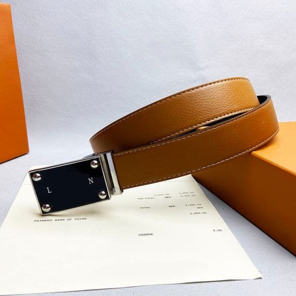 Classic Style Belt Exquisite Designer Belt Fashionable Letter With Buckle Design Belt Versatile Belt For Daily Wear Width 3.8cm