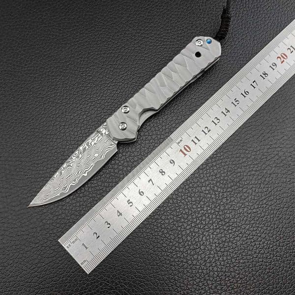 Damascus Steel Camping High-End Pocket High Hardness Outdoor EDC Folding Knife Outdoor Equipment