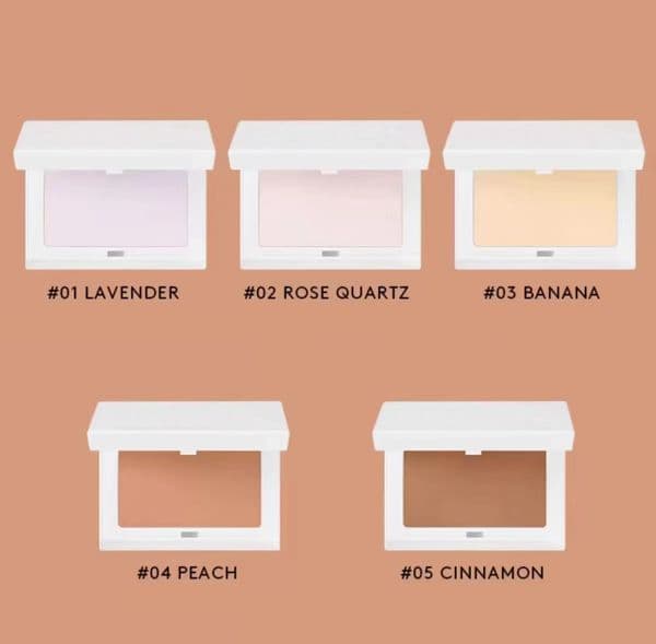Top Quality New Bright Fix Finishing Powder 5 Shades Available For Woman Face Makeup Setting Brightening Powder Luminous Finish Oil-Control All Skin Tones