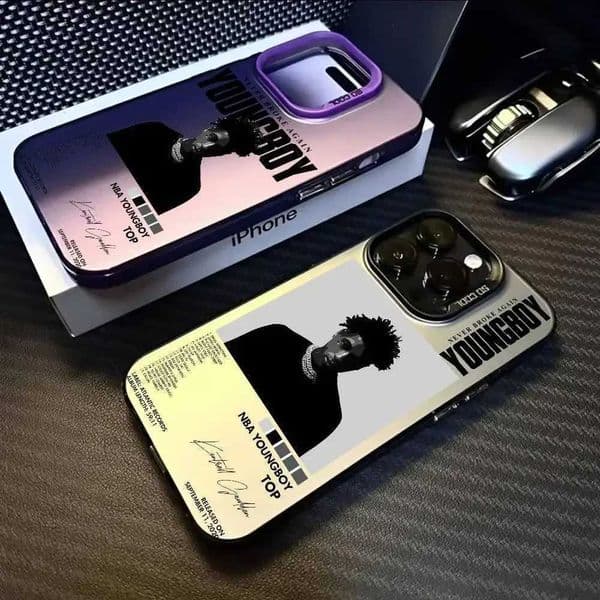Epc Rapper Y-YoungBoy Phone Case For 17 16 15 14 13 12 11 Pro Max Air multicolor Matte Laser Metallic Aurora Funda S26331