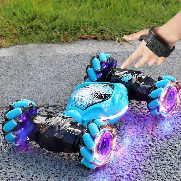 RC Car with LED Light Remote Control Car Watch Hand Geres 360 Rotating Clim Car Drift Electronic Adts Kid Toys Gift C260331