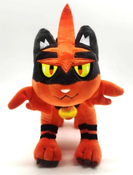 30cm Anime Orange Hot Cat Tiger Fire Spot Cat Plush Toy Doll S2603317TG3