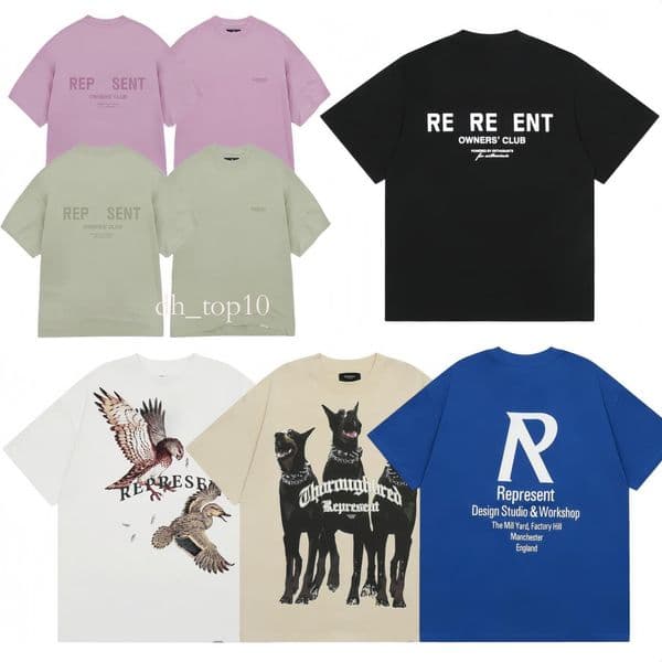designer t shirt mens representer shirt fashion brands tops casual shirt luxurys clothing street tees 56 8c
