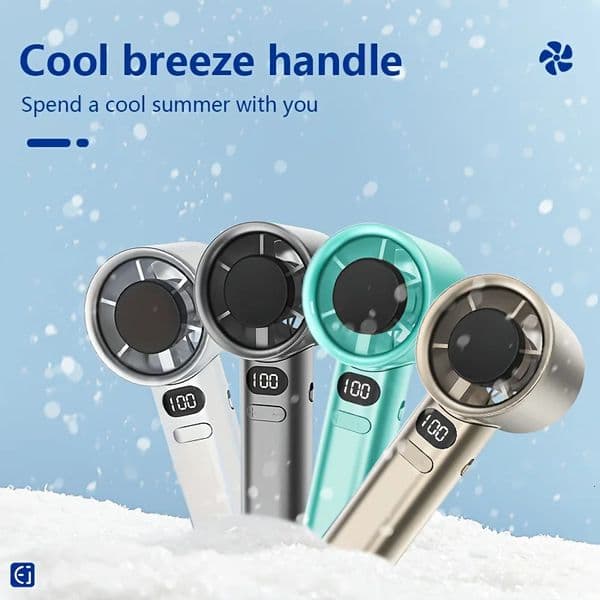 Handheld mini fan powerful 400mAh wind speed convenient USB charging suitable for travel outdoor activities and summer 260430