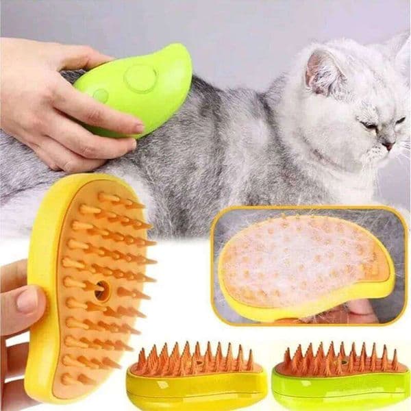 New Humidifier Steam Brush Pet Comb for Cats Gadgets Animal Hair Remover MMRYP05