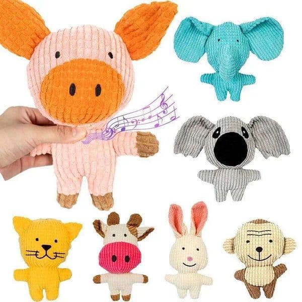New dog cat plush sound toy teething puppy; self-entertainment boredom relief device for small and medium-sized dogs