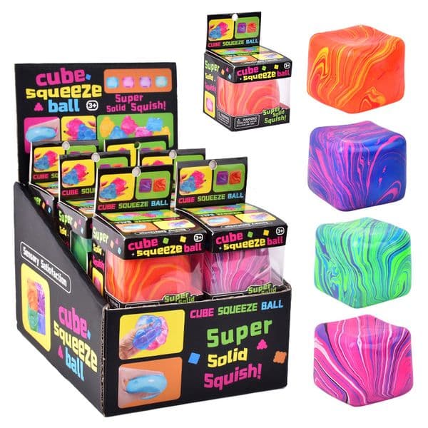 NeeDoh 5.5cm Nice Cube Swirl Fidget Toys Sprite Dr Pepper Maltose Stress Relieving Various Styles Decompression Toy