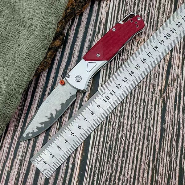 BM 535-09Bugout AXIS Folding Knife Stonewashed Drop Point Blade Gray Aluminum Handles with G10 Outdoor EDC Tools Pocket Knives