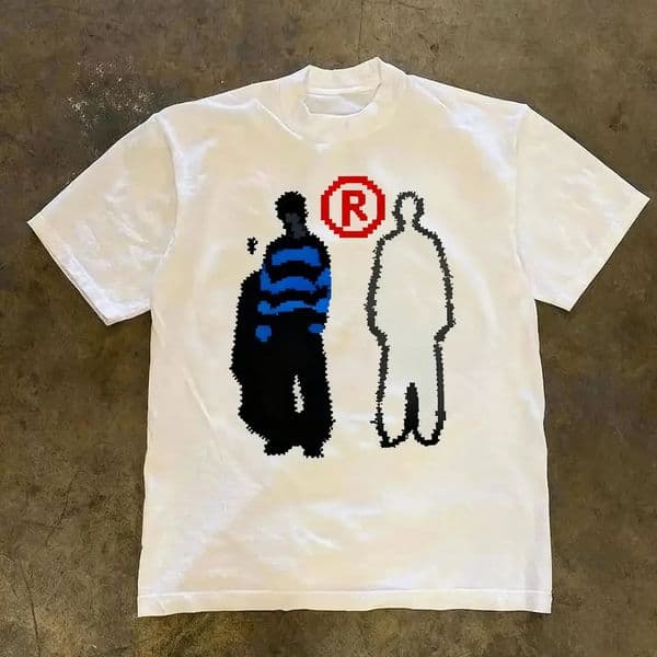 Summer 2026 Vintage High Street Print Tee Quality Y2k Stylish Casual Breathable Mens Crew Neck 260430