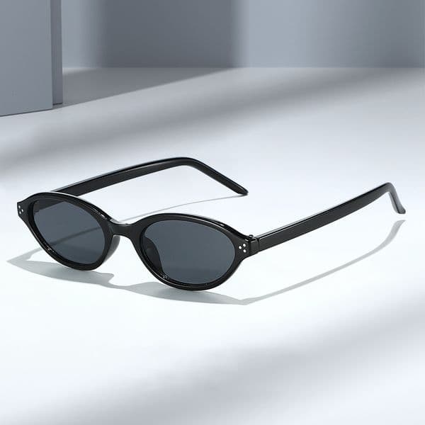 High Quality New small-frame in European and American style, designer model, unisex, oval small-frame, sun protection sunglasses