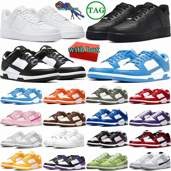 designer running shoes for mens womens White black low airforc forces1 1s forces airforcee forc one trendy board shoes leather lightweight sports trainers sneakers