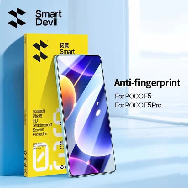 SmartDevil 2pcs Screen Protector for POCO F8 Ultra F7 X7 Pro F6 F5 Pro Tempered Glass for POCO M4 Pro 5G HD Anti Blue Ray 260427