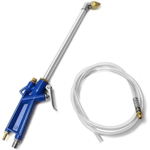 Air Blowing Pneumatic Engine with 4-foot Hose Degreaser Tool Kit Siphon Spray Gun for Car Cleaning